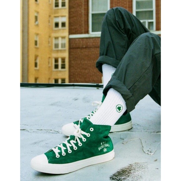 Only NY x Pro-Keds NYC Basketball Royal Green Suede Men’s 10 High Top Sneakers - Picture 1 of 14